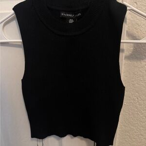 Sincerely Jules Classic Black Muscle Tee